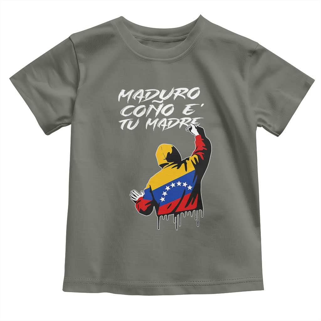 Maduro Cono e Tu Madre Toddler T Shirt Venezuelan Protest Graffiti Graphic - Wonder Print Shop