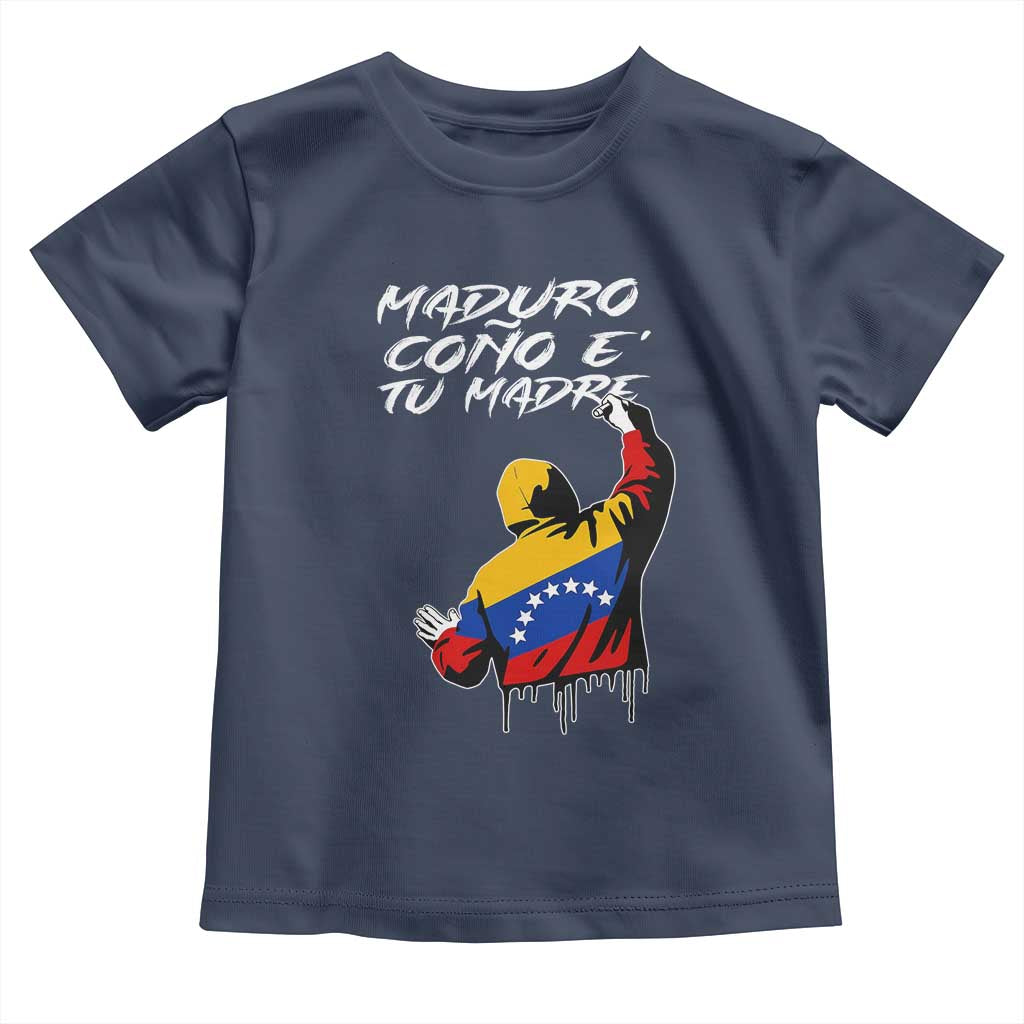 Maduro Cono e Tu Madre Toddler T Shirt Venezuelan Protest Graffiti Graphic - Wonder Print Shop