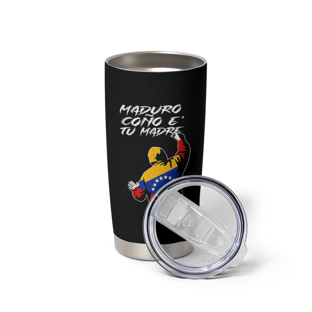 Maduro Cono e Tu Madre Tumbler Cup Venezuelan Protest Graffiti Graphic - Wonder Print Shop