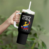 Maduro Cono e Tu Madre Tumbler With Handle Venezuelan Protest Graffiti Graphic - Wonder Print Shop