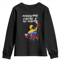Maduro Cono e Tu Madre Youth Sweatshirt Venezuelan Protest Graffiti Graphic - Wonder Print Shop