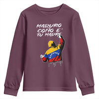 Maduro Cono e Tu Madre Youth Sweatshirt Venezuelan Protest Graffiti Graphic - Wonder Print Shop