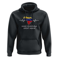 Make Venezuela Great Again Hoodie Patriotic Support Heartbeat Distressed Map Graphic - Wonder Print Shop