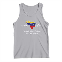 Make Venezuela Great Again Tank Top Patriotic Support Heartbeat Distressed Map Graphic - Wonder Print Shop