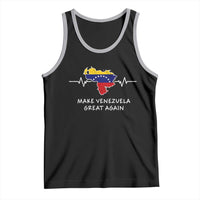 Make Venezuela Great Again Tank Top Patriotic Support Heartbeat Distressed Map Graphic - Wonder Print Shop