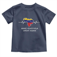 Make Venezuela Great Again Toddler T Shirt Patriotic Support Heartbeat Distressed Map Graphic - Wonder Print Shop