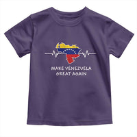 Make Venezuela Great Again Toddler T Shirt Patriotic Support Heartbeat Distressed Map Graphic - Wonder Print Shop
