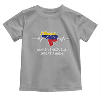 Make Venezuela Great Again Toddler T Shirt Patriotic Support Heartbeat Distressed Map Graphic - Wonder Print Shop