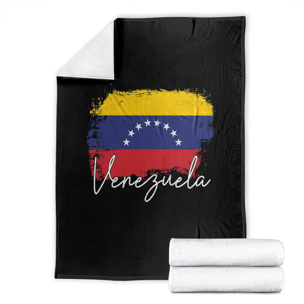 Venezuela Flag Pride Patriotic Throw Blanket for Venezuelan Roost - Wonder Print Shop