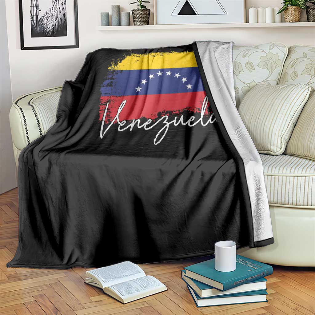 Venezuela Flag Pride Patriotic Throw Blanket for Venezuelan Roost - Wonder Print Shop