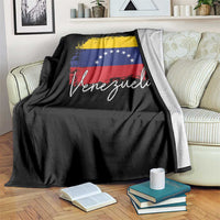Venezuela Flag Pride Patriotic Throw Blanket for Venezuelan Roost - Wonder Print Shop
