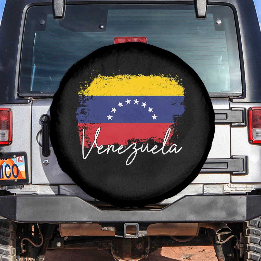 Venezuela Flag Pride Patriotic Spare Tire Cover for Venezuelan Roost - Wonder Print Shop