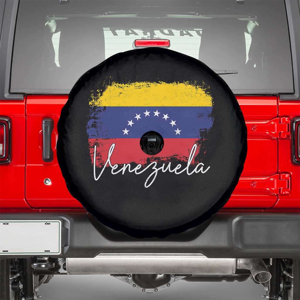 Venezuela Flag Pride Patriotic Spare Tire Cover for Venezuelan Roost - Wonder Print Shop