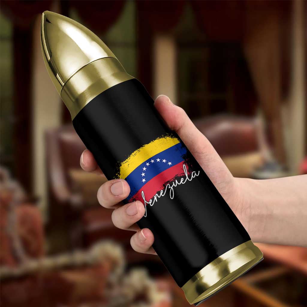 Venezuela Flag Pride Patriotic Bullet Tumbler for Venezuelan Roost - Wonder Print Shop