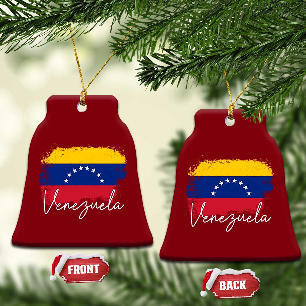 Venezuela Flag Pride Patriotic Ceramic Ornament for Venezuelan Roost - Wonder Print Shop
