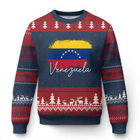 Venezuela Flag Pride Patriotic Ugly Christmas Sweater for Venezuelan Roost - Wonder Print Shop