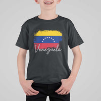 Venezuela Flag Pride Patriotic T Shirt For Kid for Venezuelan Roost - Wonder Print Shop