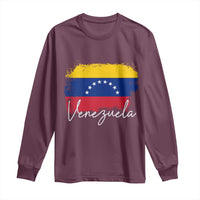 Venezuela Flag Pride Patriotic Long Sleeve Shirt for Venezuelan Roost - Wonder Print Shop