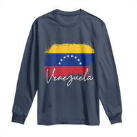 Venezuela Flag Pride Patriotic Long Sleeve Shirt for Venezuelan Roost - Wonder Print Shop