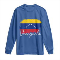 Venezuela Flag Pride Patriotic Long Sleeve Shirt for Venezuelan Roost - Wonder Print Shop