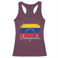 Venezuela Flag Pride Patriotic Racerback Tank Top for Venezuelan Roost - Wonder Print Shop