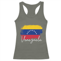 Venezuela Flag Pride Patriotic Racerback Tank Top for Venezuelan Roost - Wonder Print Shop