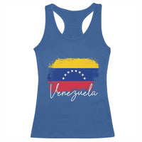Venezuela Flag Pride Patriotic Racerback Tank Top for Venezuelan Roost - Wonder Print Shop