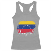 Venezuela Flag Pride Patriotic Racerback Tank Top for Venezuelan Roost - Wonder Print Shop