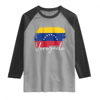 Venezuela Flag Pride Patriotic Raglan Shirt for Venezuelan Roost - Wonder Print Shop