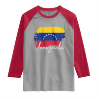Venezuela Flag Pride Patriotic Raglan Shirt for Venezuelan Roost - Wonder Print Shop