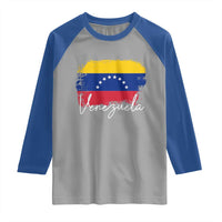 Venezuela Flag Pride Patriotic Raglan Shirt for Venezuelan Roost - Wonder Print Shop