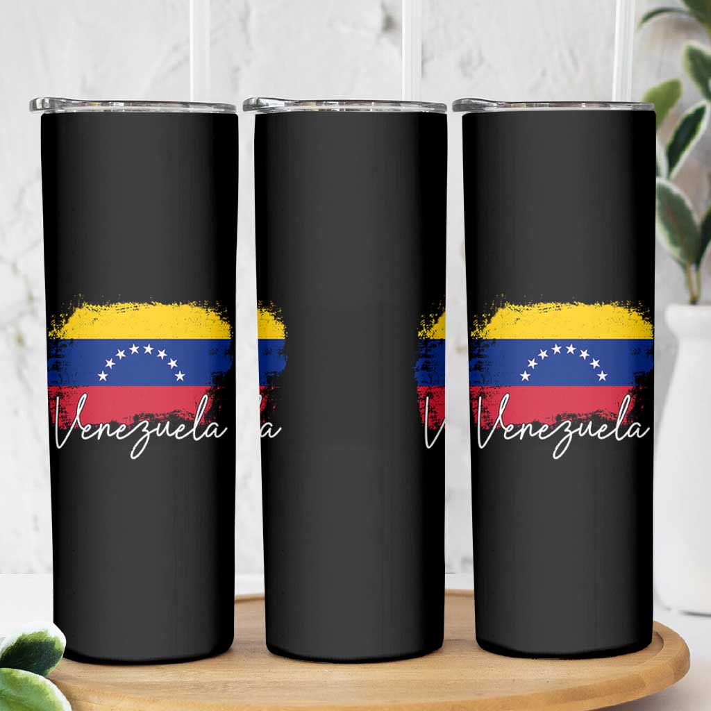 Venezuela Flag Pride Patriotic Skinny Tumbler for Venezuelan Roost - Wonder Print Shop