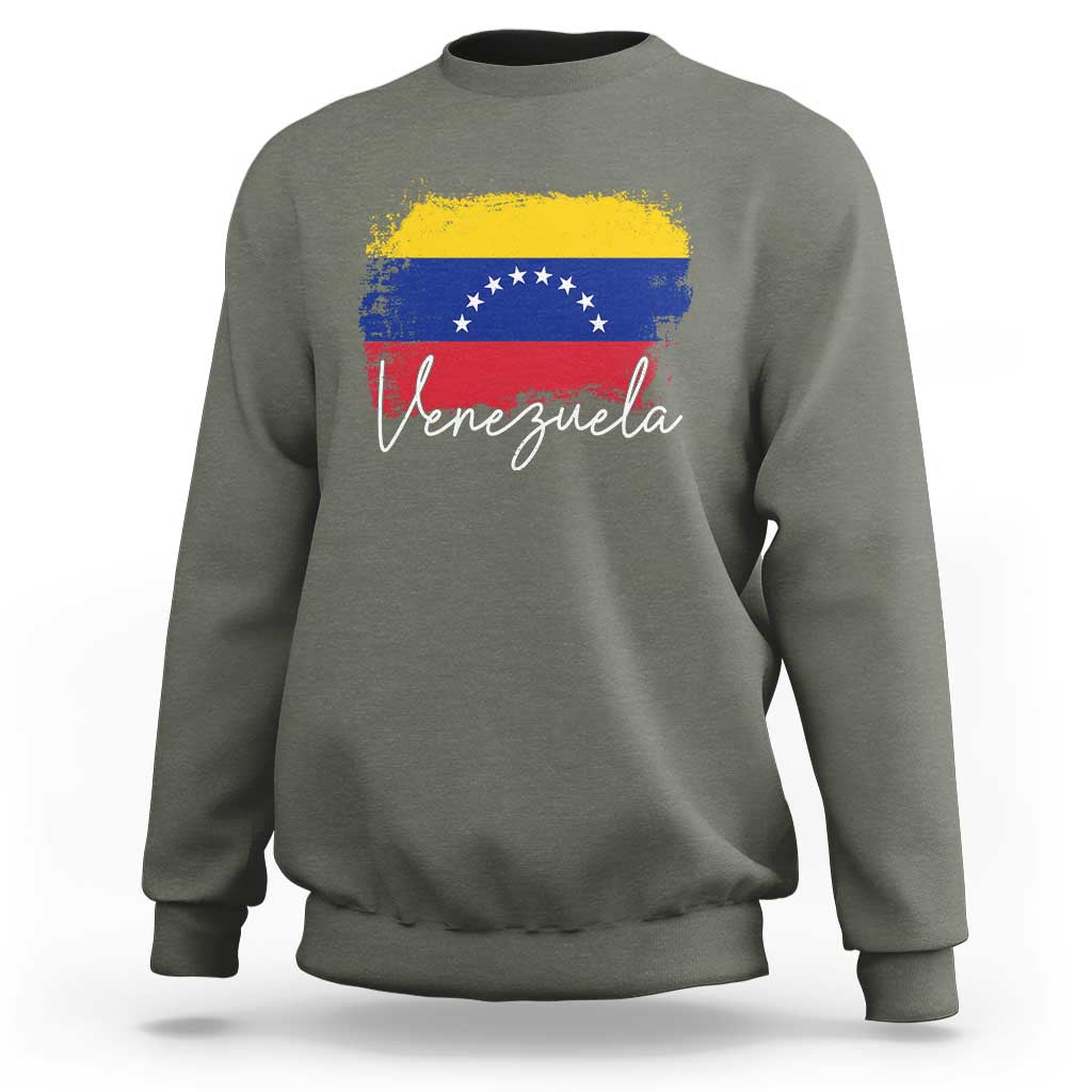 Venezuela Flag Pride Patriotic Sweatshirt for Venezuelan Roost - Wonder Print Shop