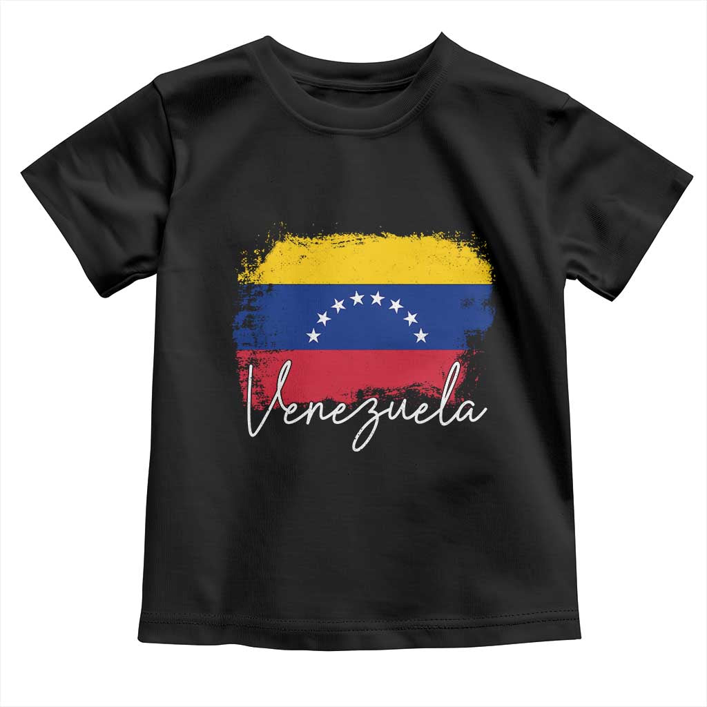 Venezuela Flag Pride Patriotic Toddler T Shirt for Venezuelan Roost - Wonder Print Shop