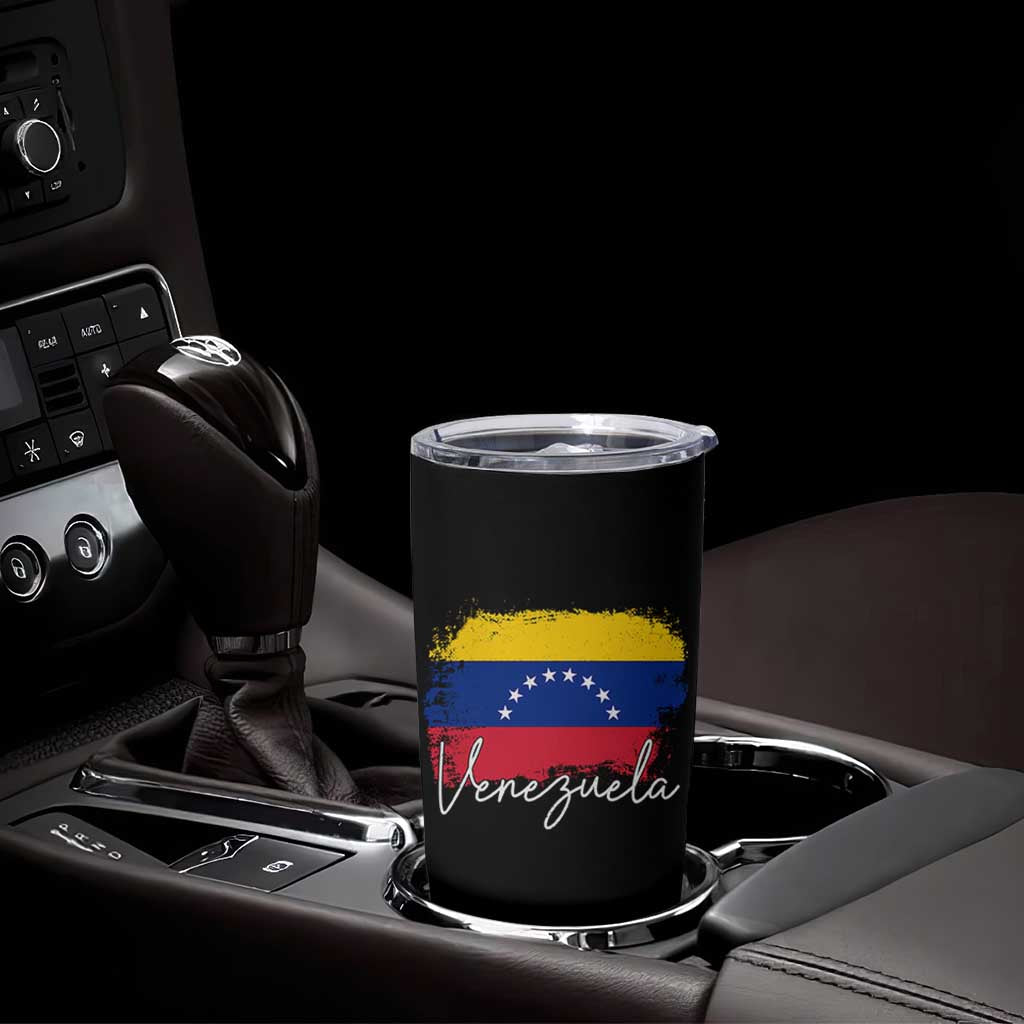 Venezuela Flag Pride Patriotic Tumbler Cup for Venezuelan Roost - Wonder Print Shop