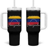 Venezuela Flag Pride Patriotic Tumbler With Handle for Venezuelan Roost - undefined