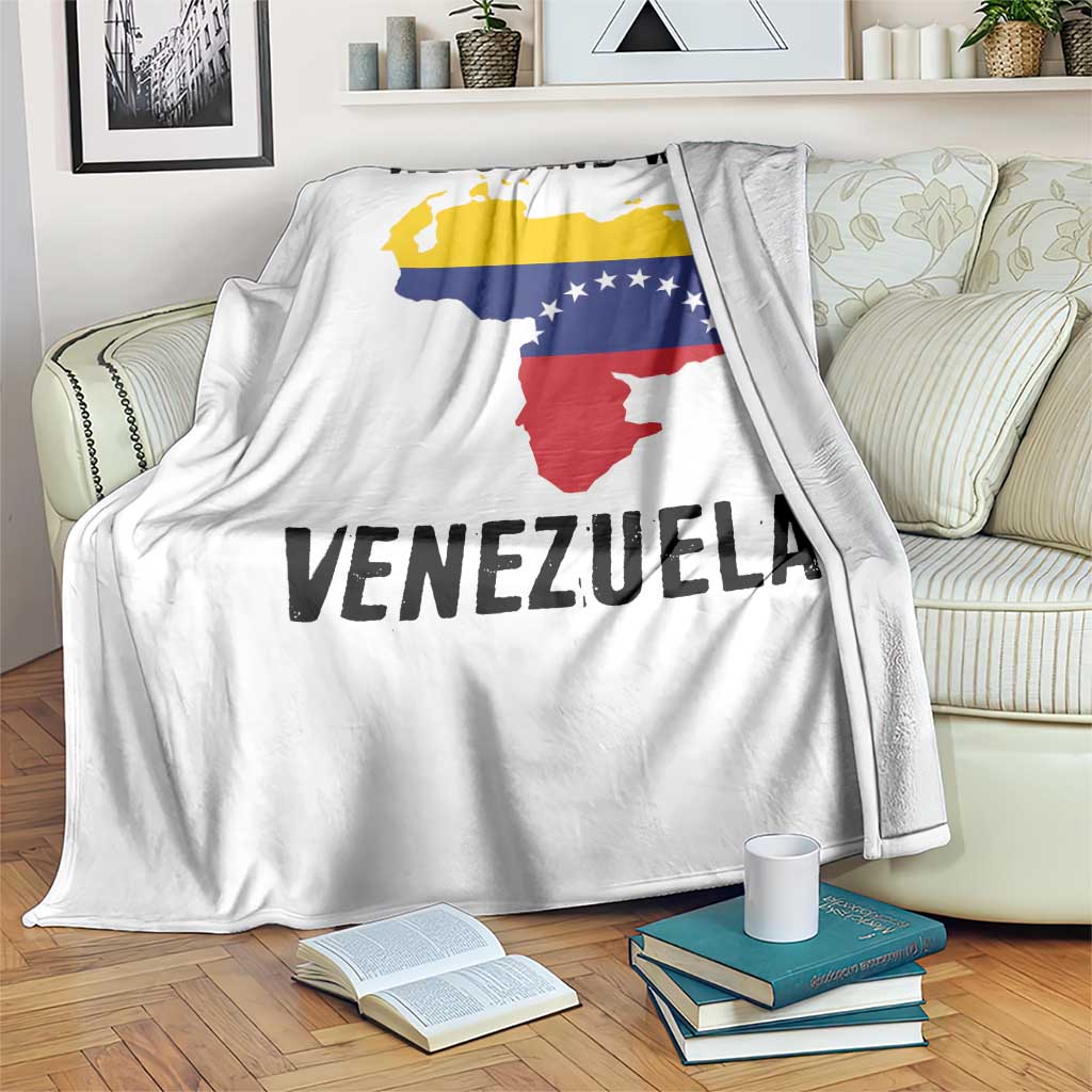 We Stand With Venezuela Throw Blanket Venezuelan Flag Unity Graphic - Wonder Print Shop