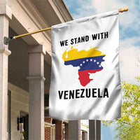 We Stand With Venezuela Garden Flag Venezuelan Flag Unity Graphic - Wonder Print Shop