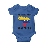 We Stand With Venezuela Baby Onesie Venezuelan Flag Unity Graphic - Wonder Print Shop