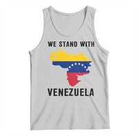 We Stand With Venezuela Tank Top Venezuelan Flag Unity Graphic - Wonder Print Shop