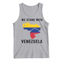 We Stand With Venezuela Tank Top Venezuelan Flag Unity Graphic - Wonder Print Shop