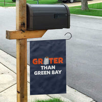 Funny Greater Than Green Bay Rivalry Garden Flag Cheese Grater - Wonder Print Shop