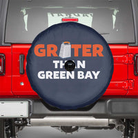 Funny Greater Than Green Bay Rivalry Spare Tire Cover Cheese Grater - Wonder Print Shop