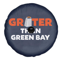 Funny Greater Than Green Bay Rivalry Spare Tire Cover Cheese Grater - Wonder Print Shop