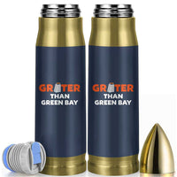 Funny Greater Than Green Bay Rivalry Bullet Tumbler Cheese Grater - Wonder Print Shop