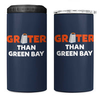 Funny Greater Than Green Bay Rivalry 4 in 1 Can Cooler Tumbler Cheese Grater - Wonder Print Shop