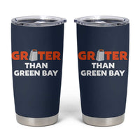 Funny Greater Than Green Bay Rivalry Tumbler Cup Cheese Grater - Wonder Print Shop