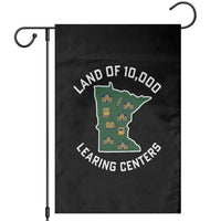 Land of 10000 Learing Centers Funny Minnesota Meme Garden Flag Viral Education Typo Parody - Wonder Print Shop