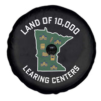 Land of 10000 Learing Centers Funny Minnesota Meme Spare Tire Cover Viral Education Typo Parody - Wonder Print Shop