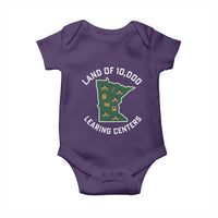 Land of 10000 Learing Centers Funny Minnesota Meme Baby Onesie Viral Education Typo Parody - Wonder Print Shop